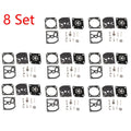 Set of 8 Carburetor Repair Kits for STIHL HS45 FS55 FS38 BG45 ZAMA RB-100