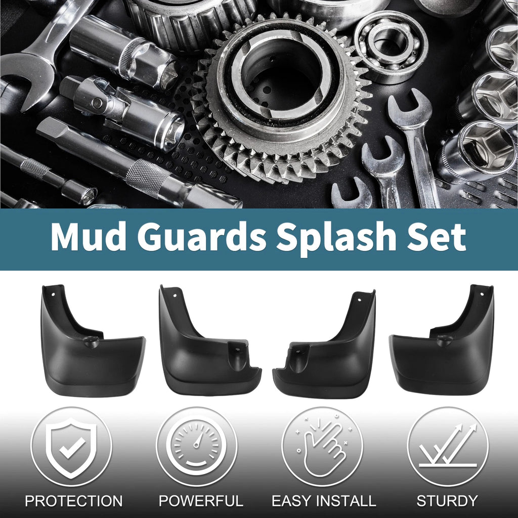 Mud Flaps Splash Guards Front Set for Toyota Corolla AE110 Sedan (2000–2002)