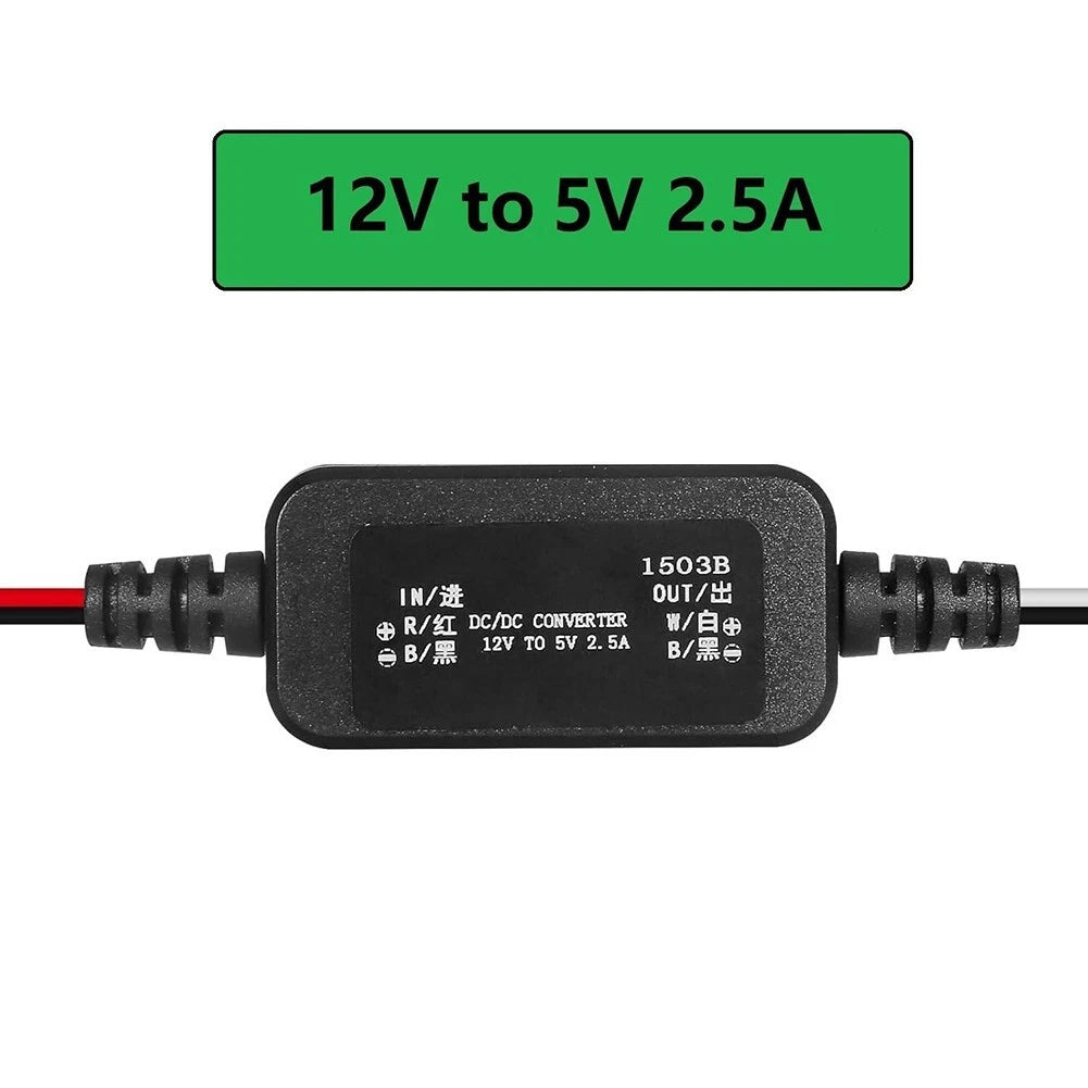 Power Supply Module DC Voltage Reducer 12V to 5V 2.5A Waterproof