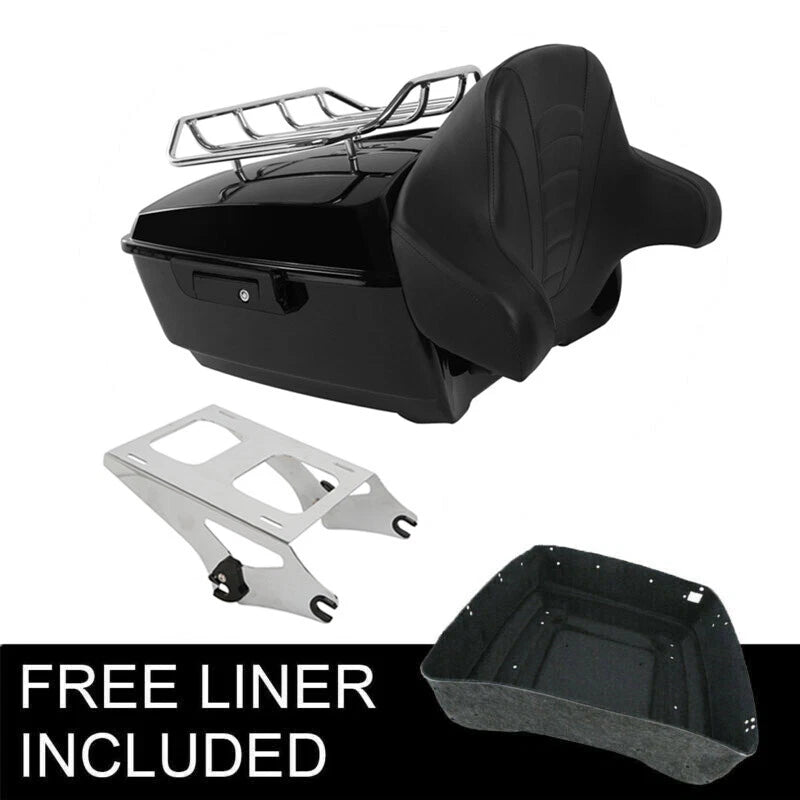 Trunk Backrest Pad for Harley Touring CVO Road Glide (2014–2026)
