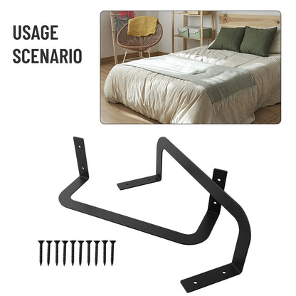 Set of 2 Fixed Metal Mattress Support Rods for Universal Fit
