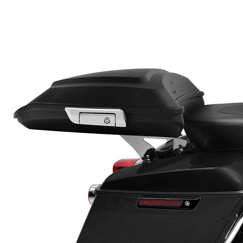 Matte Black Razor Trunk for Harley Street Road Glide (2014–2024)