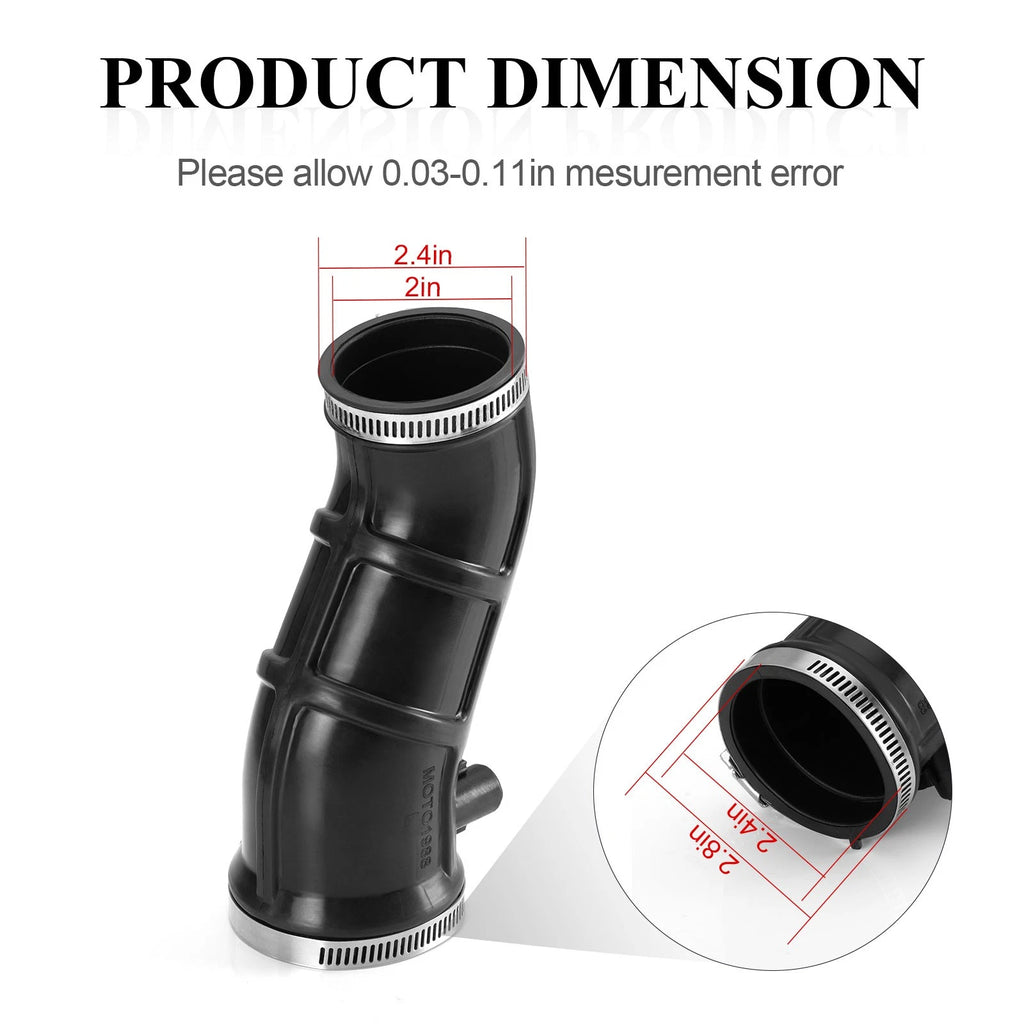5LP-14453-00-00 Left AirBox Intake Tube for Yamaha Raptor 660R (2001–2005)