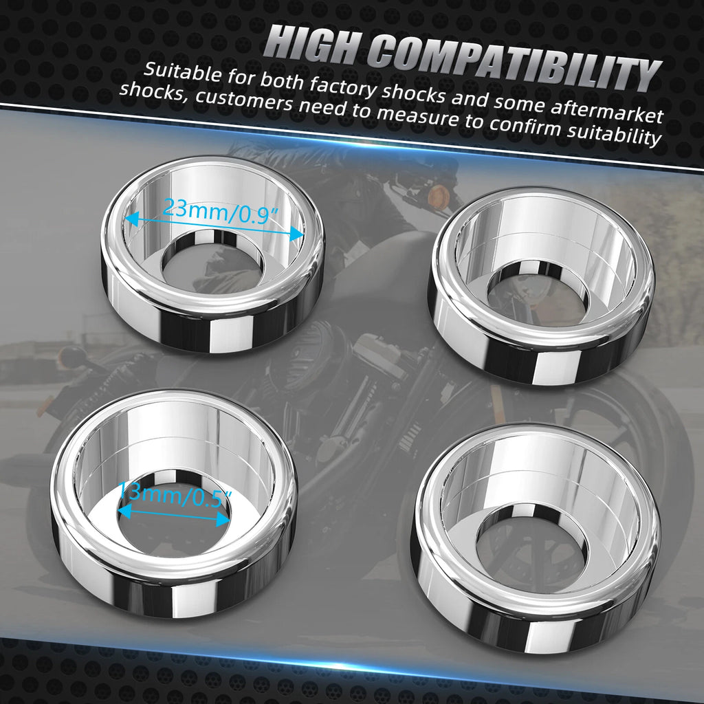 Shock Absorber Bracket Decorative Trims for Harley Seventy Two XL1200V (2016–2017)