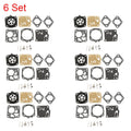 6X Carburetor Repair Kit for Tillotson RK-23HS RK-17HS (Homelite, Stihl, Husqvarna)