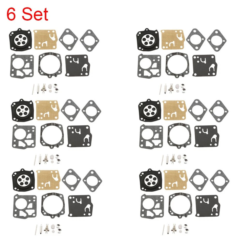 6X Carburetor Repair Kit for Tillotson RK-23HS RK-17HS (Homelite, Stihl, Husqvarna)