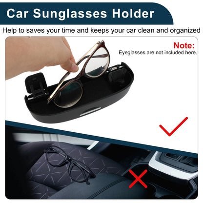 Set of 1 Car Sunglasses Case for Toyota Corolla E210 (2019–2024) Black