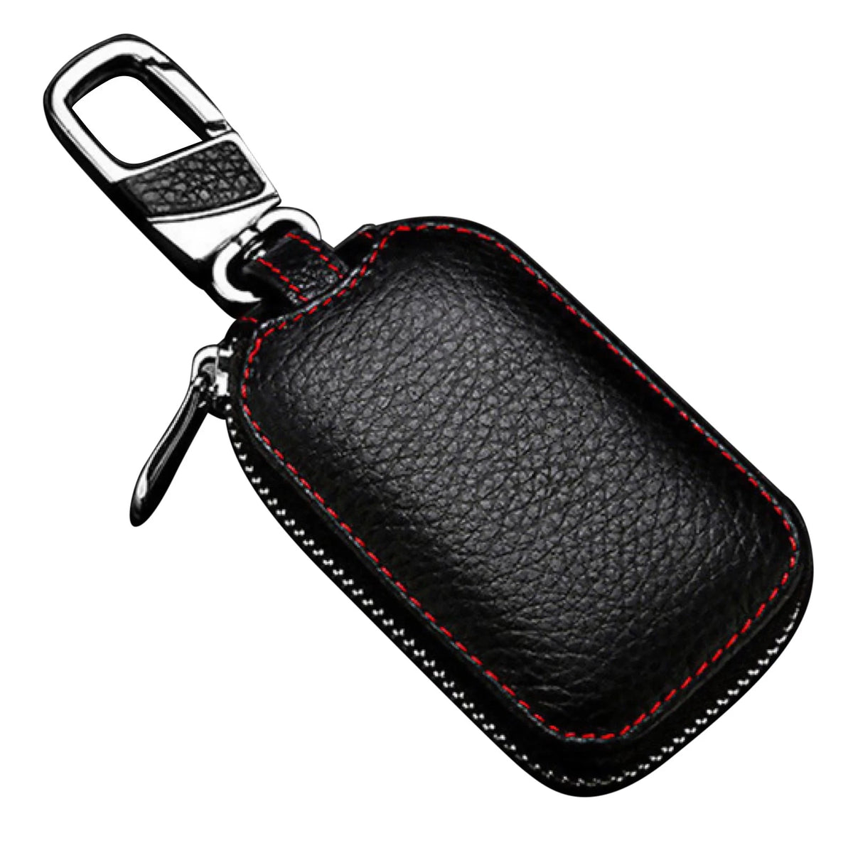 Leather Key Holder Cover for Car Key Fob Case (Universal Fit)