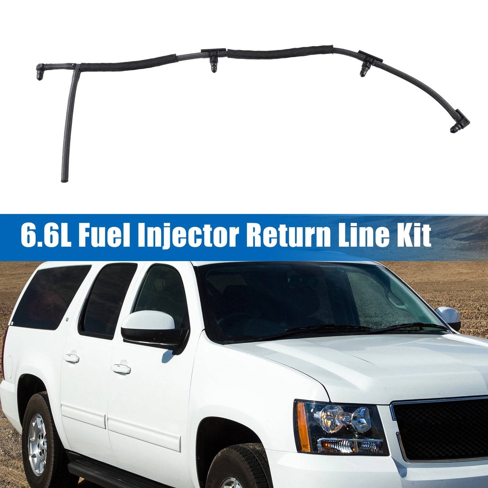 Fuel Injector Return Line Set Left and Right for Chevrolet Silverado (2011–2019)