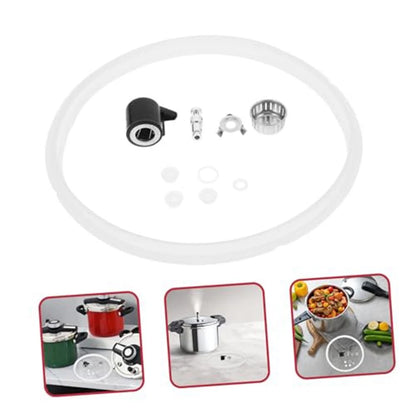 Steam Release Valve and Gasket Set for Pressure Cooker (10 Pieces)