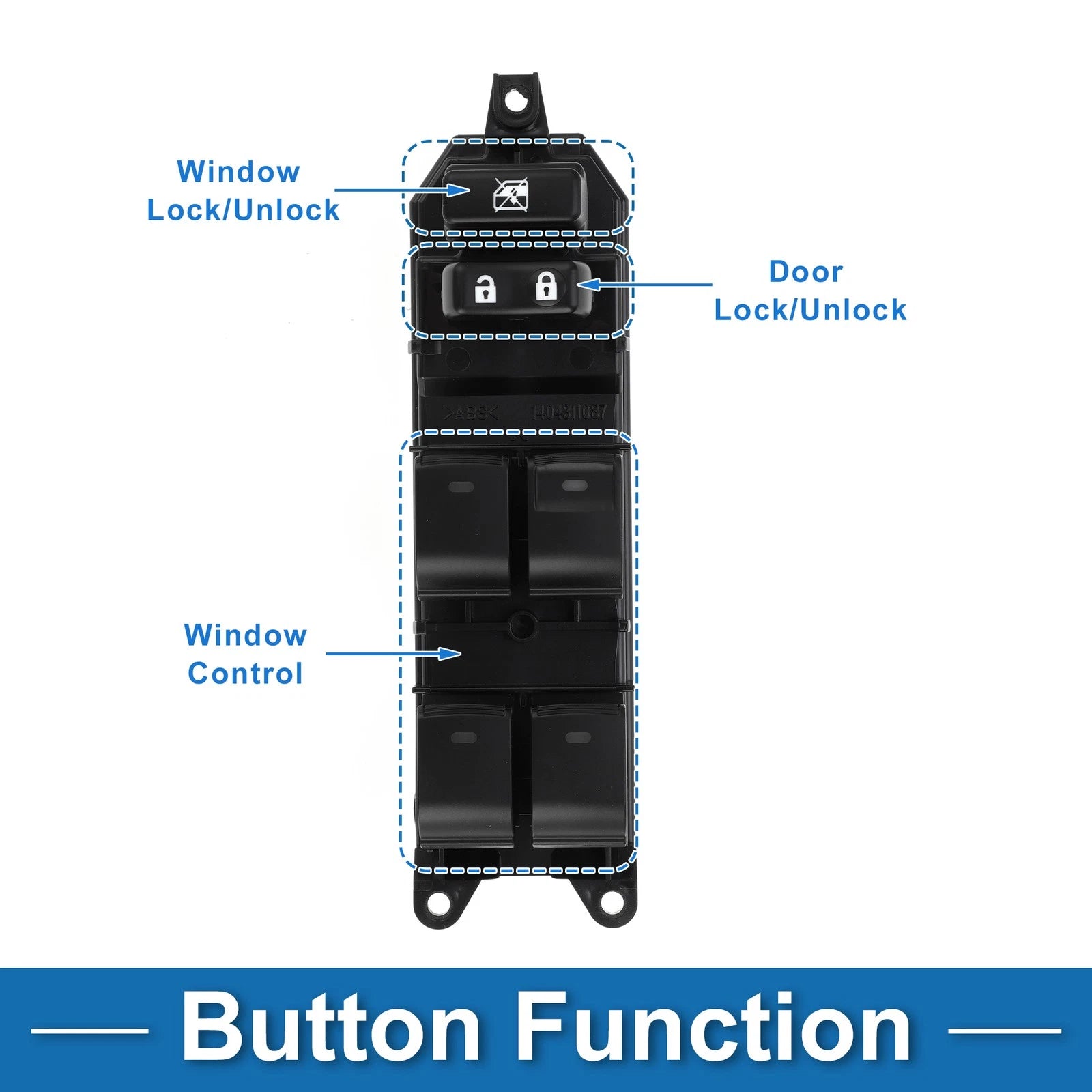 Front Right Side Power Window Switch Replacement for Lexus ES250 ES350 (2007–2012)