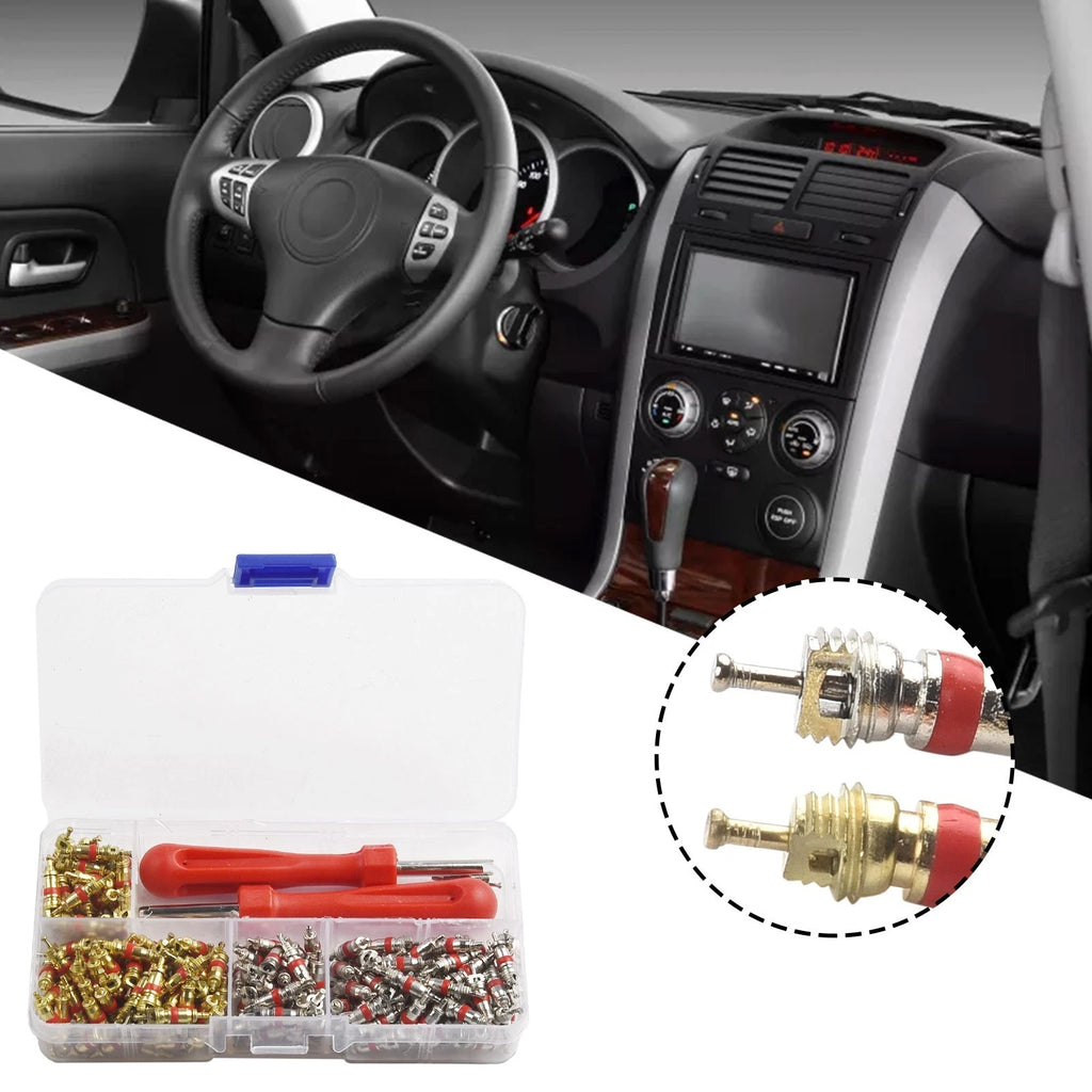 AC Valve Core Tool Kit for Universal Vehicles (242PCS)