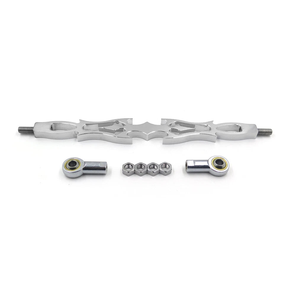 Chrome Spear Shift Linkage +2" for Harley FXDWG Dyna Wide Glide (1993–2016)