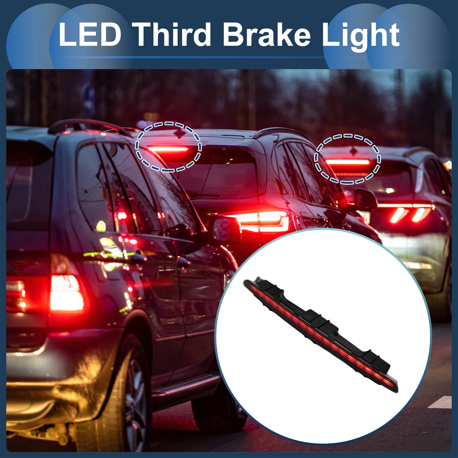 LED Third Brake Light for Mercedes Benz SLK Class W171 R171 (2004–2011)