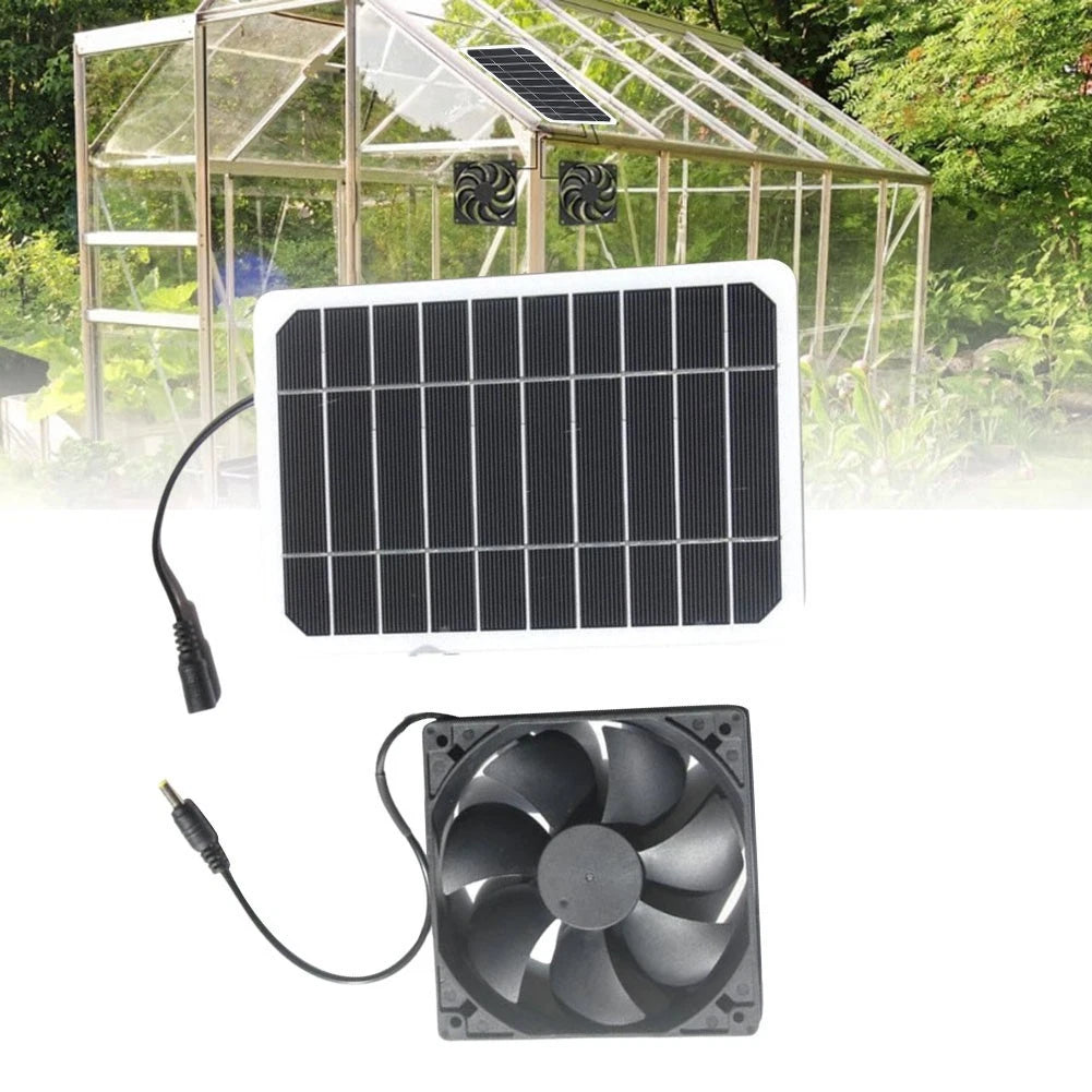 Solar Exhaust Fan for Outdoor Airflow (Energy Saving)