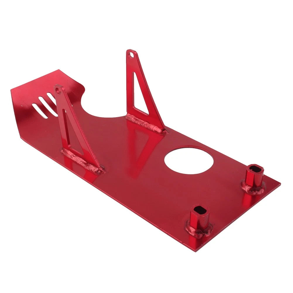 Engine Underride Guard for Honda CRF50/XR50 (2000–2007) Aluminum Red