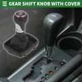 6 Speed Shift Knob with Cover for Audi A3 (2003–2013) Chrome Red Black