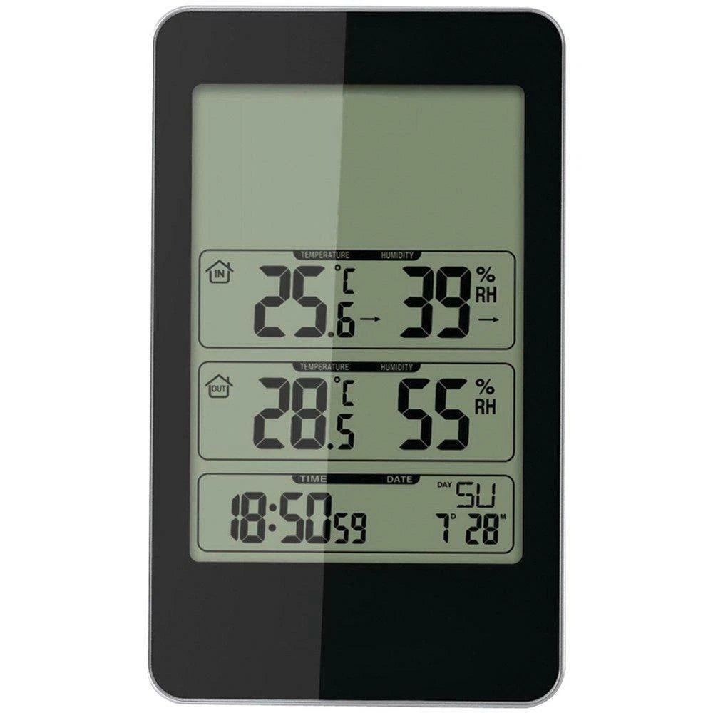 Indoor/Outdoor Thermometer w/Barometer & Timer for Taylor Precision Products (1733)
