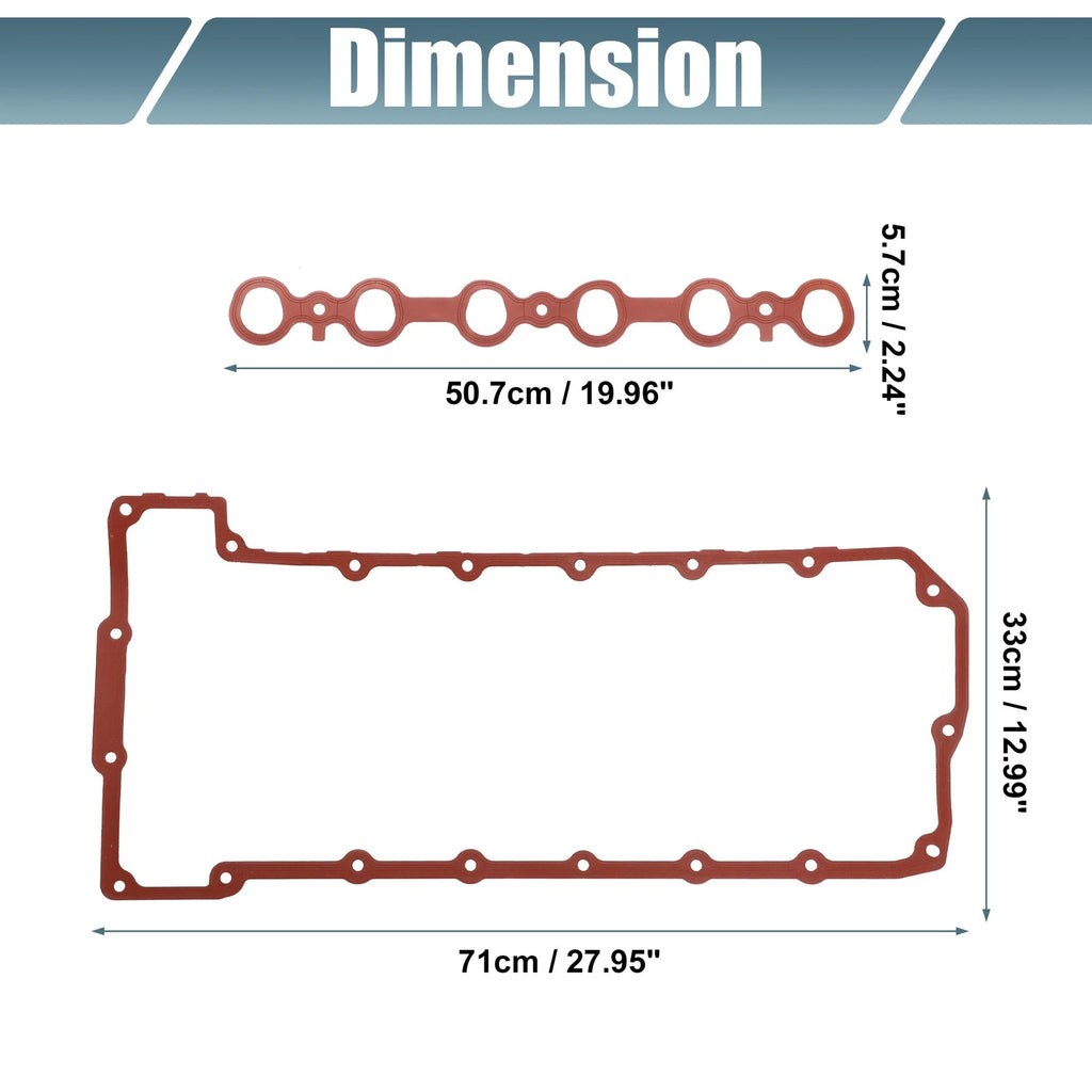 Valve Cover Gasket Set Replacement for BMW E90 E91 (2006–2011)