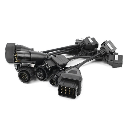 Set of 8 OBD2 Pro Car Diagnostic Tool Adapter Connectors for Truck