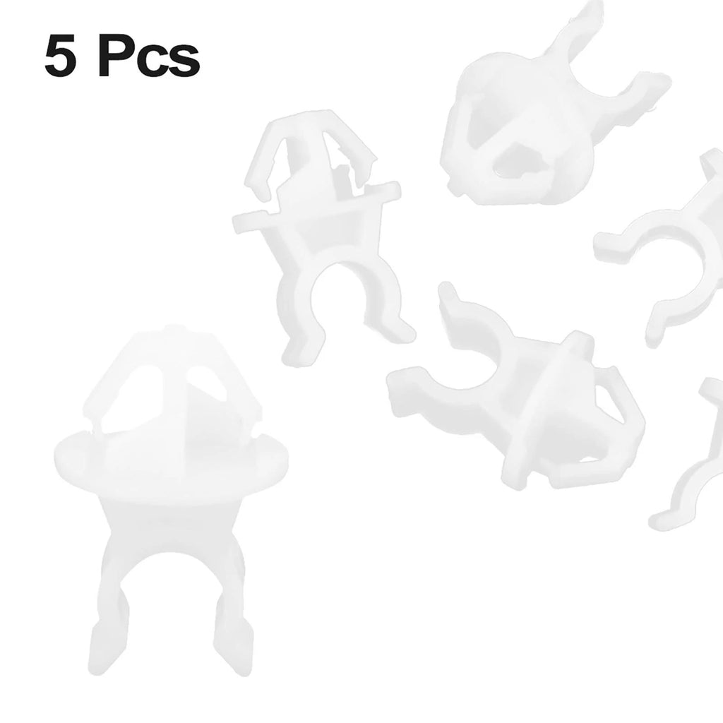 Hood Prop Rod Rivet Clip White Plastic 5pc for Honda (2000–2024)