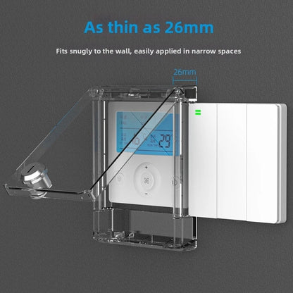 Lock Waterproof Switch Cover Panel for 86 Type Air Conditioning