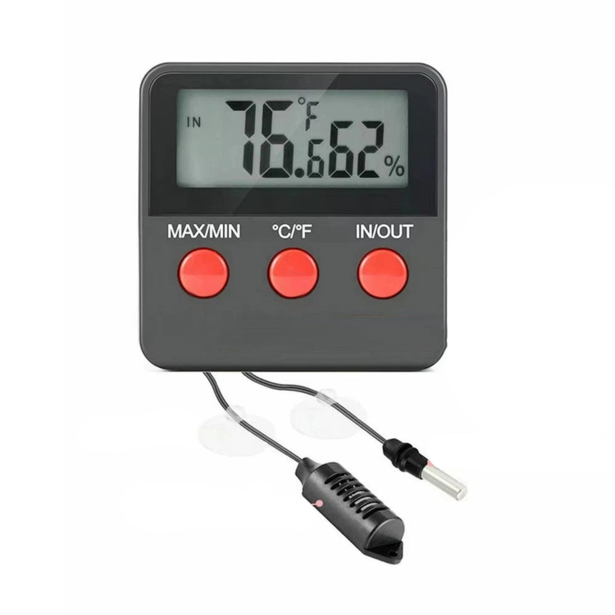 Electronic Temperature Humidity Monitor with Probe for Brooder Incubator (2023)