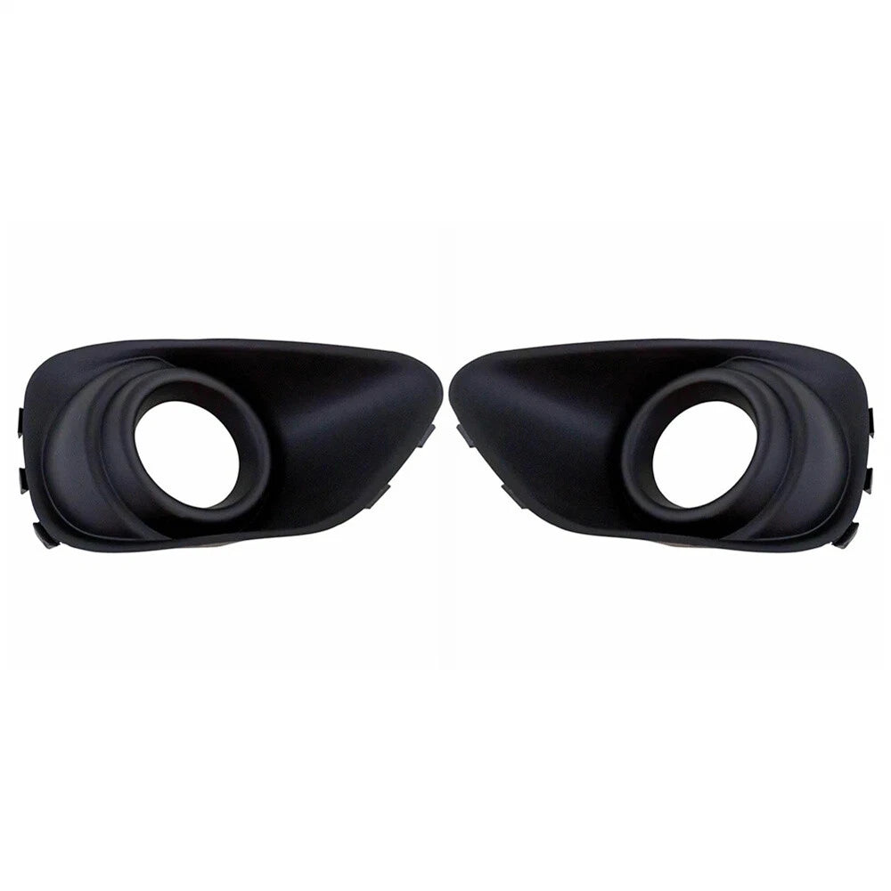2Pcs Front Bumper Fog Light Cover Trim for Jeep Compass (2011–2017)