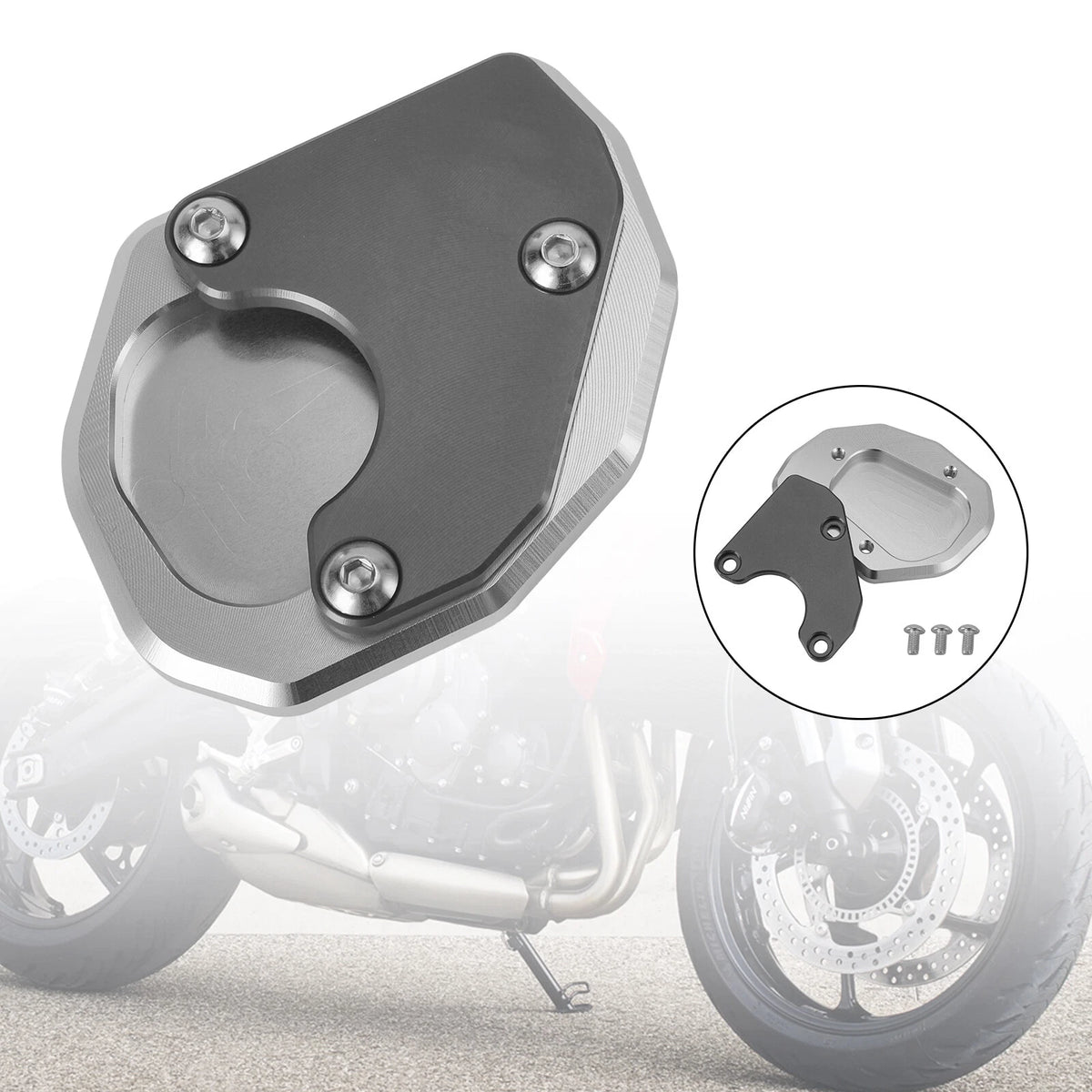 Kickstand Enlarged Plate Pad for Trident 660 (2021–2022) WD T9