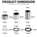 Front Upper Lower Shock Bushing Kit for Honda Sportrax 400 TRX400EX (1999–2004)