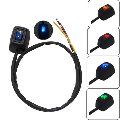 Push Button Switch with LED Light for Car (DC12V)