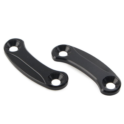 Rearview Mirror Block Off Base Plates for Kawasaki ZX-10R (2016–2021) BLACK