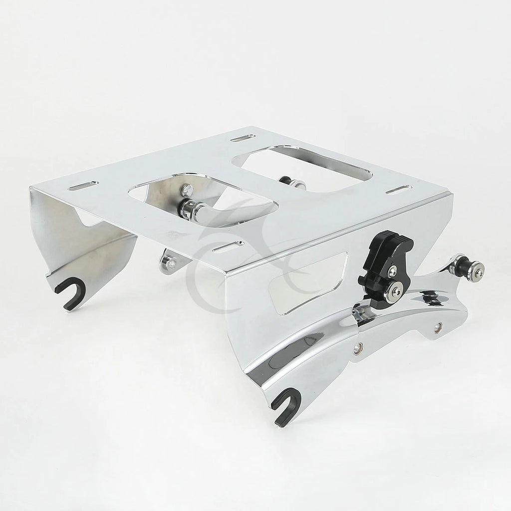 Chrome Solo Mount Rack Docking Hardware Kit for Harley Touring (2014–2026)
