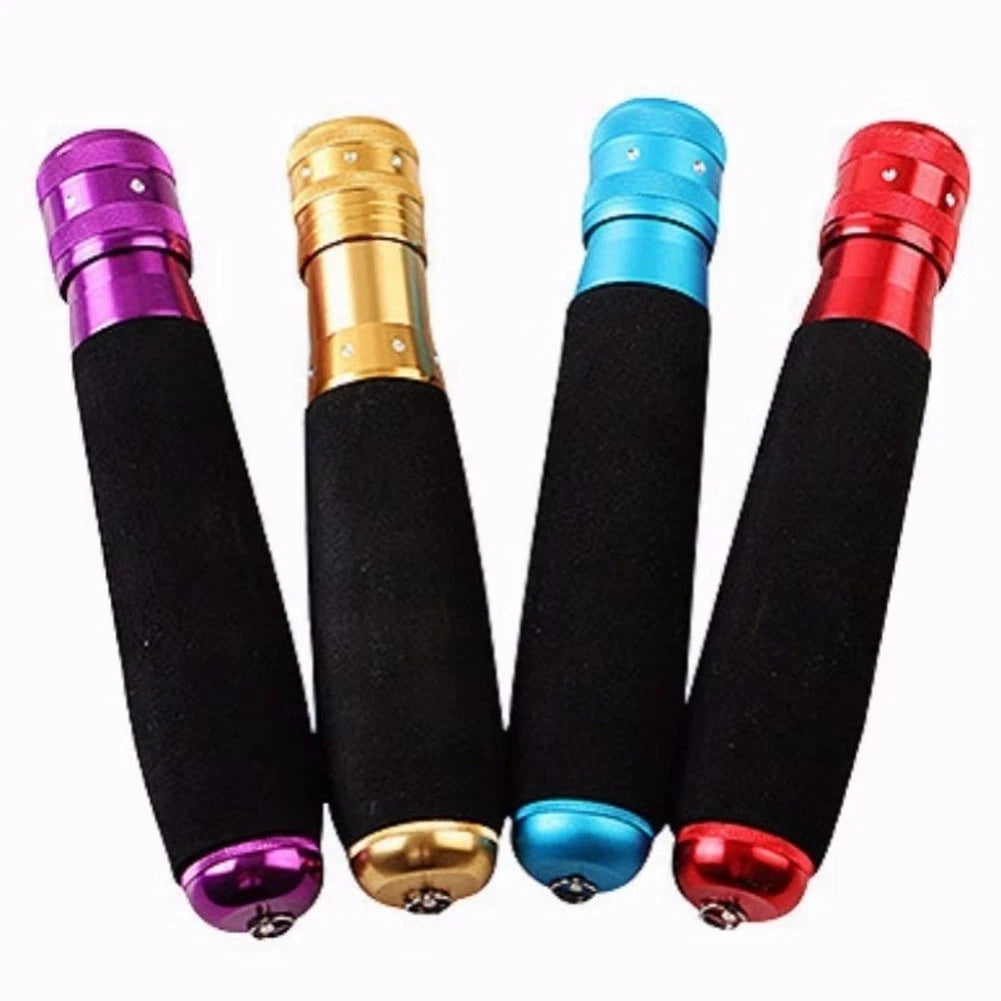 Adjustable Fishing Rod Handle with Metal Components for Long Use