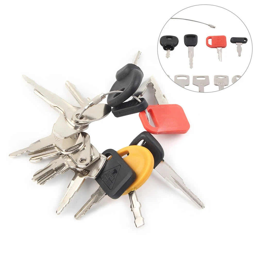 15 Keys Ignition Key Set for Holland Excavator (Construction Equipment)