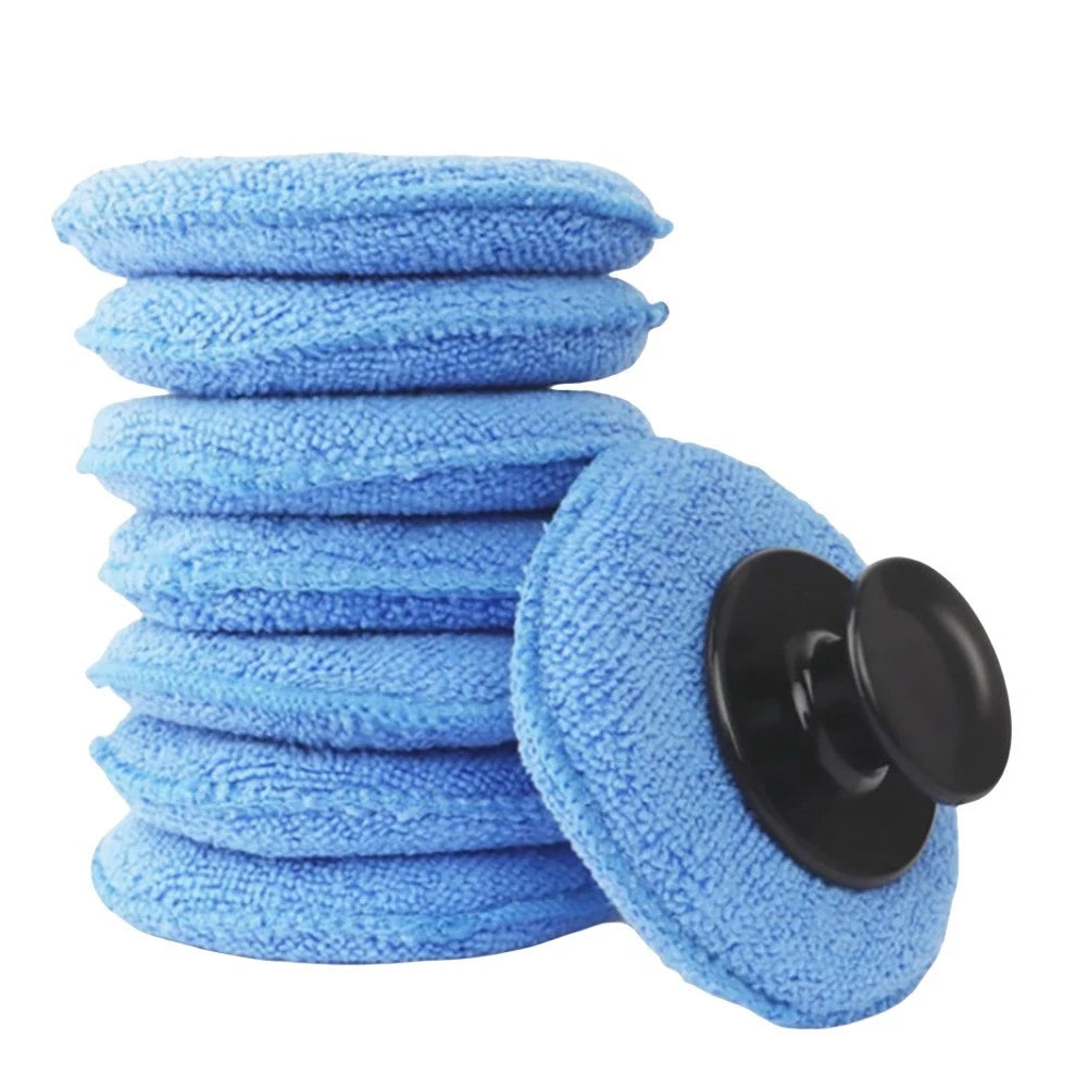 Car Wax Applicator for Universal Use (Ergonomic, High-Density Absorption)