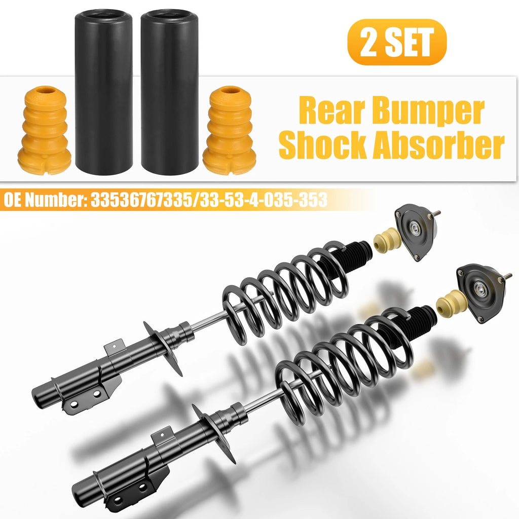 Rear Bumper Shock Absorber Dust Cover Set for BMW M3 (2008–2013)
