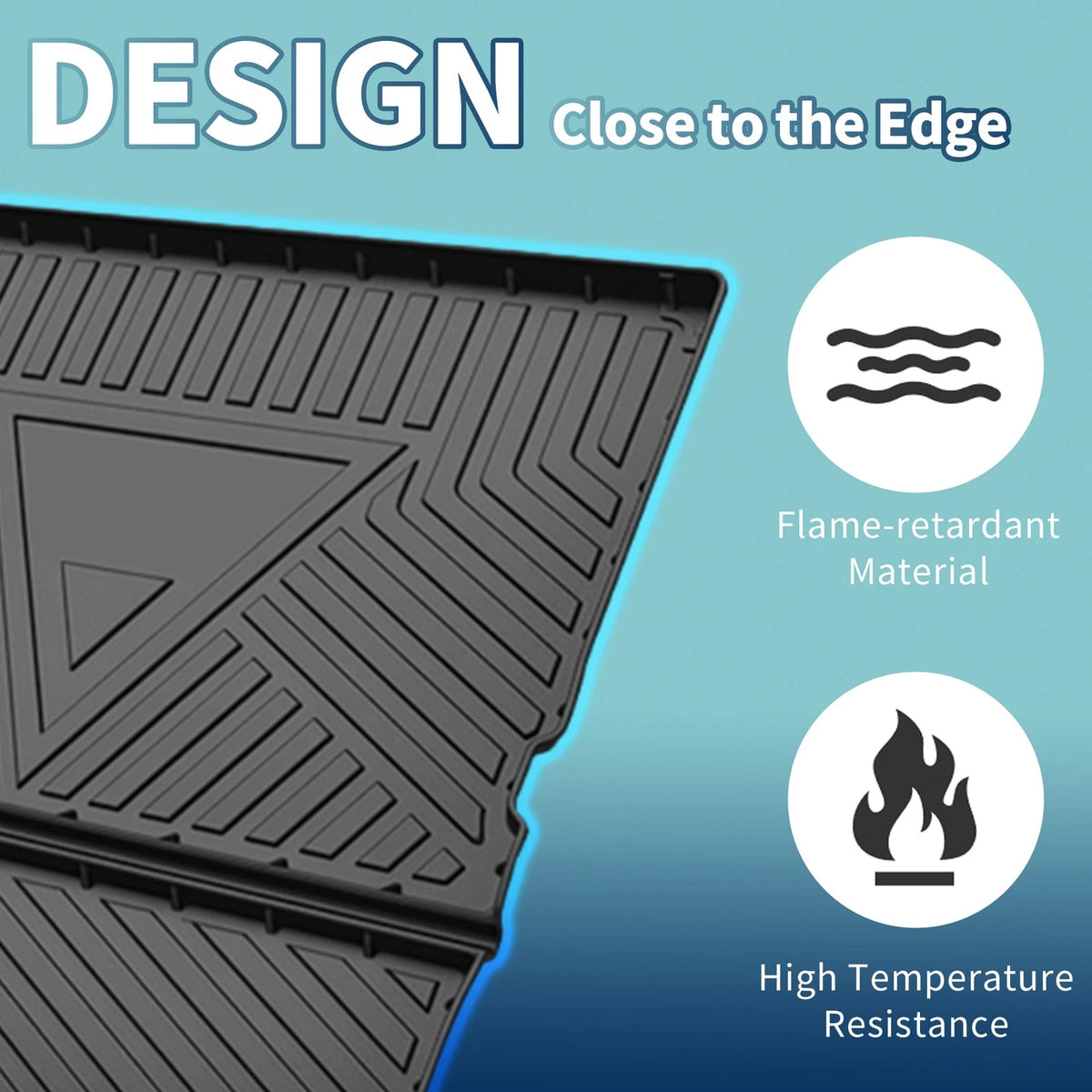 Rear Trunk Cargo Liner TPE Flat Face for Dodge Journey (2013–2018) 1 Pc