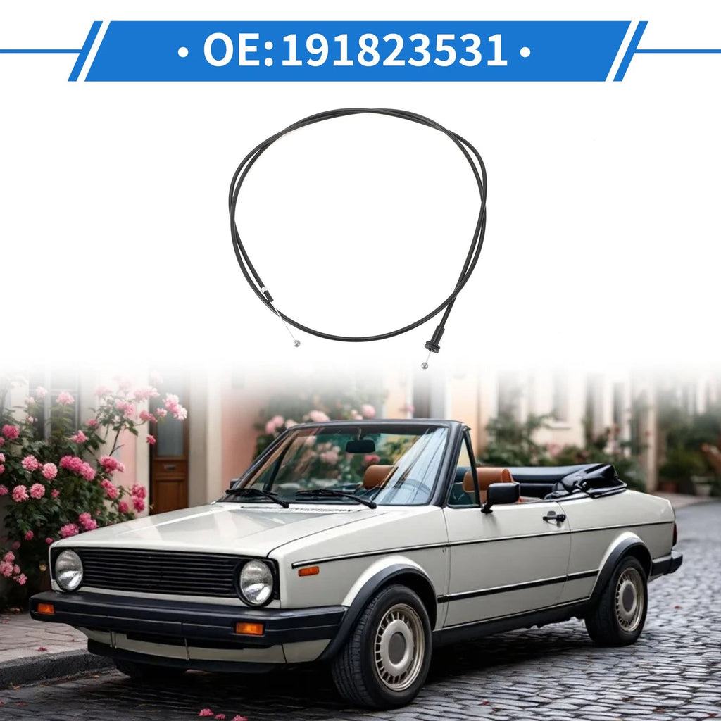 Hood Release Cable for Volkswagen Cabriolet (1985–1993)