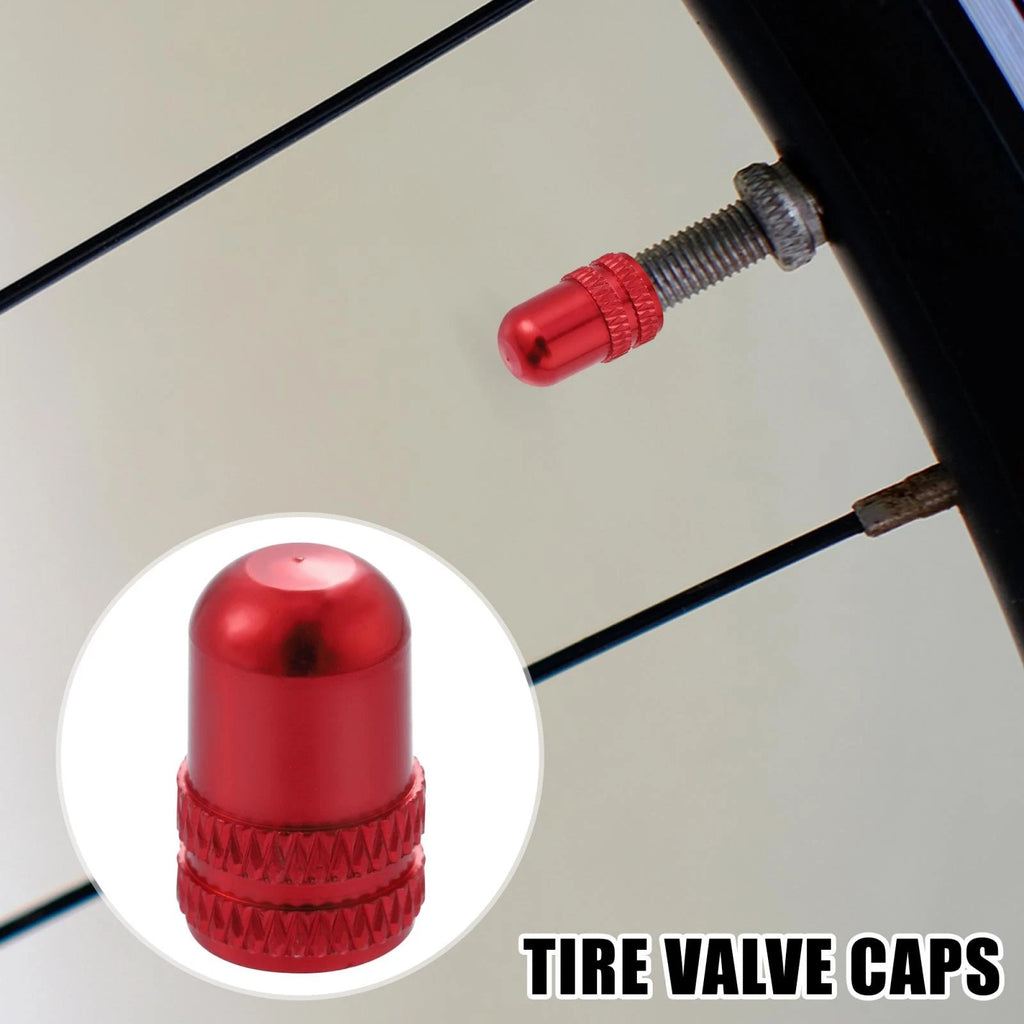 6 Pcs Universal Tire Valve Caps for American Valve Bicycle Car (2000–2025)