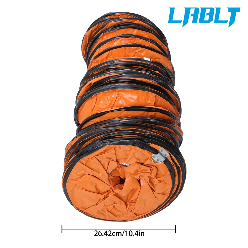 12" × 32' PVC Flexible Ducting for Ventilator Hoses (LABLT)