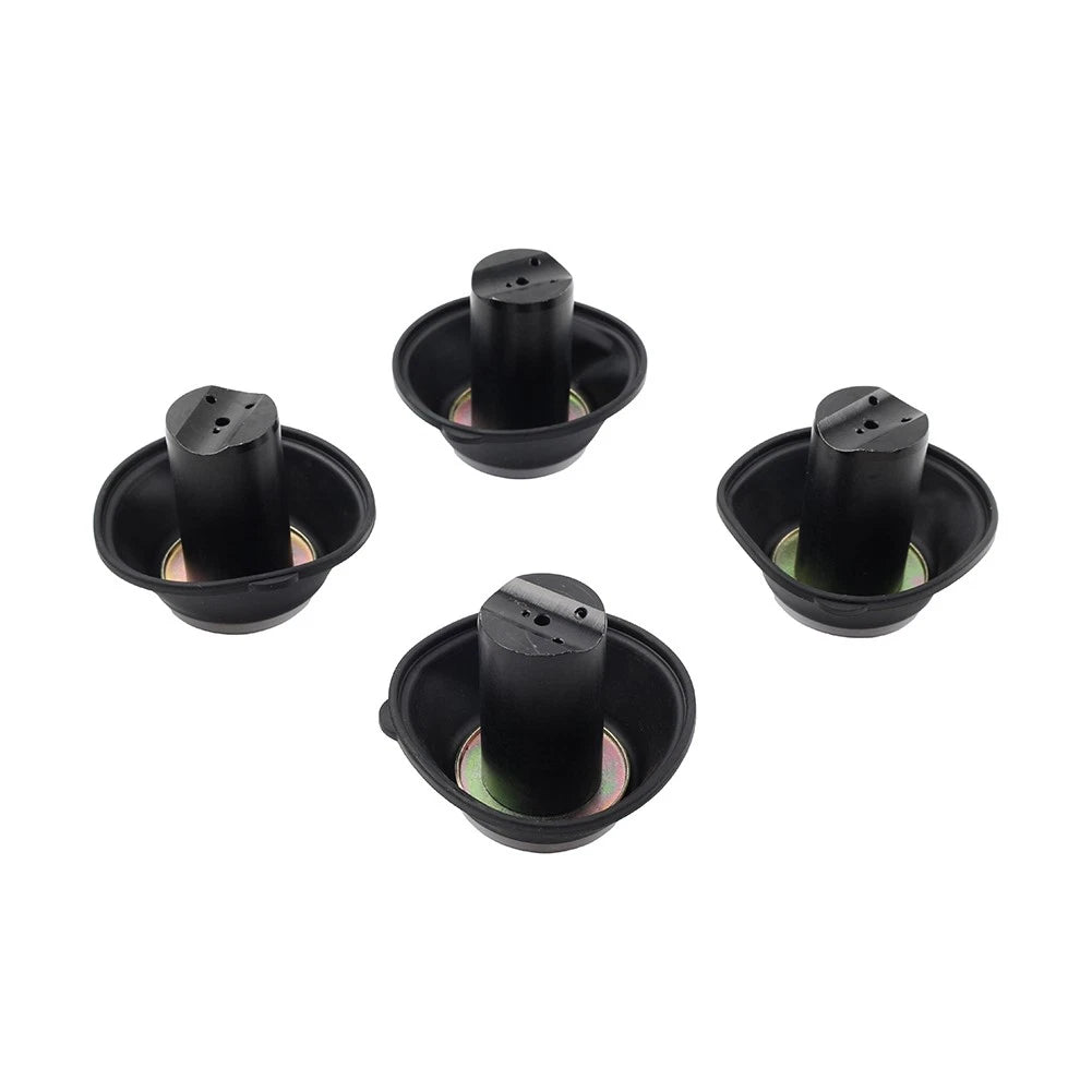 4 Pcs Membrane Diaphragm Carburetor Vacuum Pistons For Yamaha XJR400 1993-2000