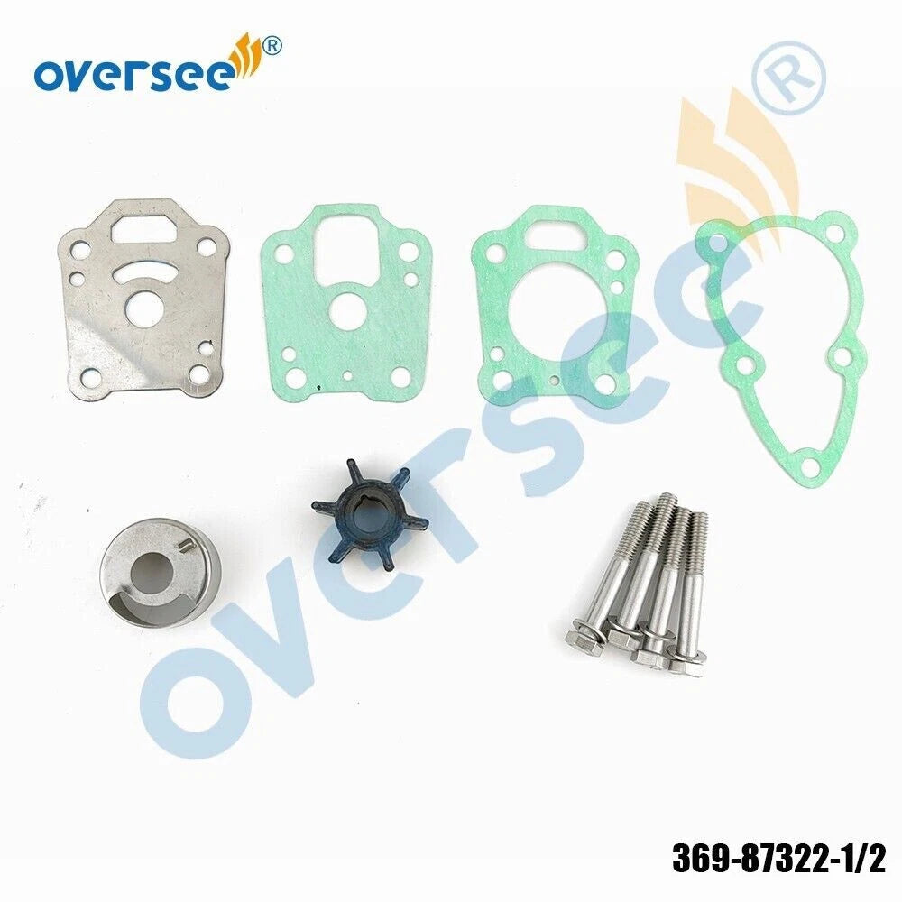 Water Pump Repair Kit for Tohatsu Nissan 4 5HP Outboard (M5BS, 8M0155395)