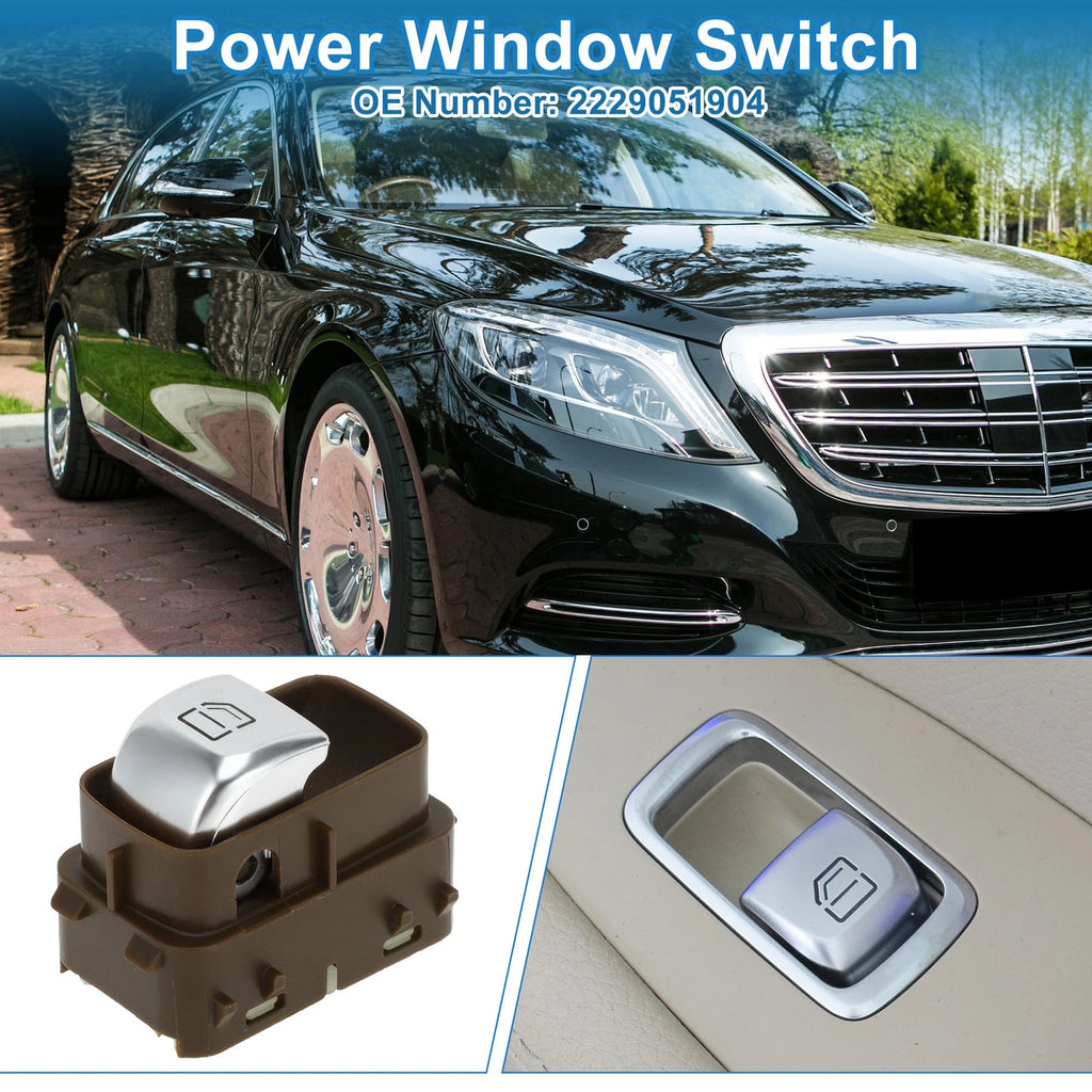 Power Window Switch Replacement for Mercedes-Benz E300 GLC300 S400 S500 (2016–2024)