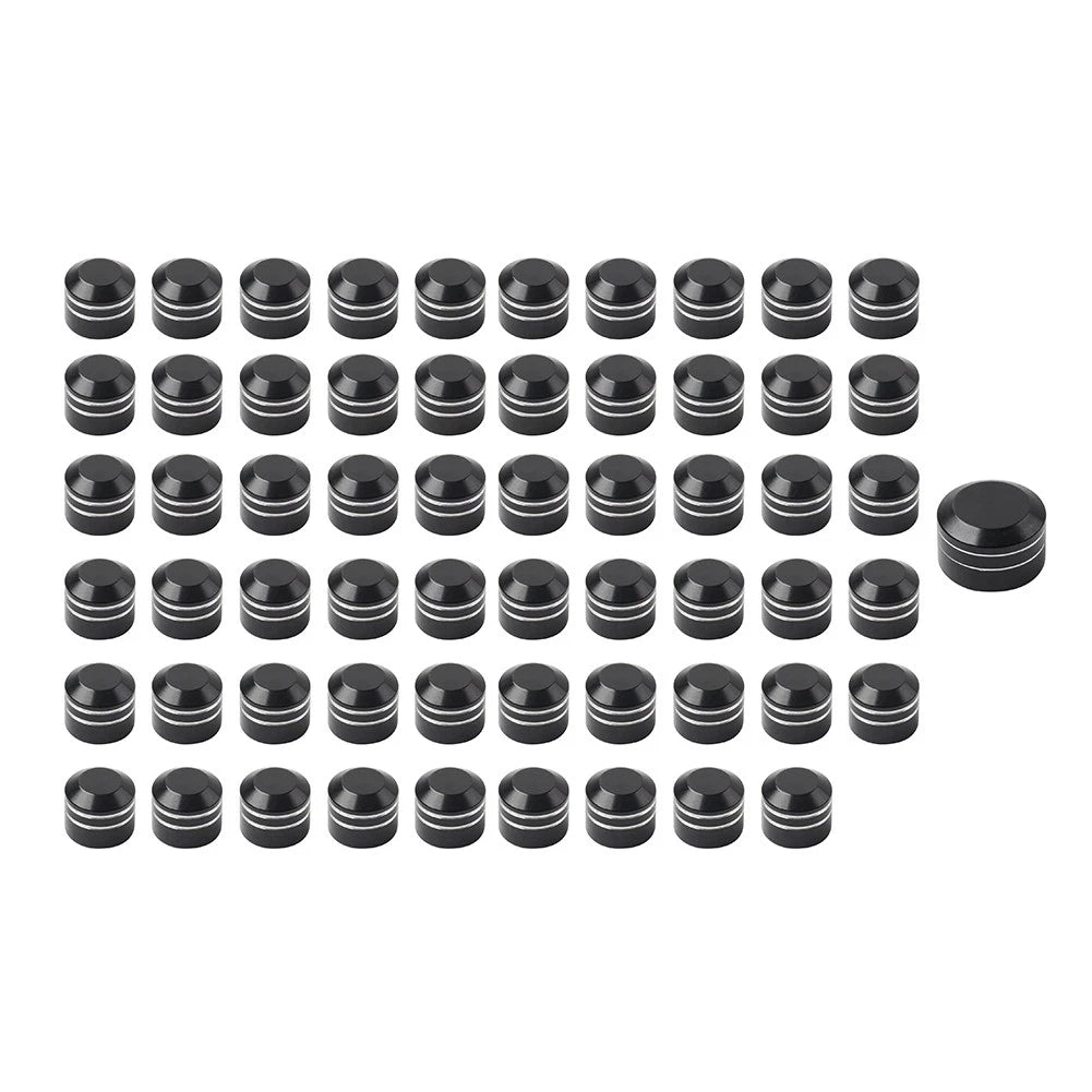 60x Engine Bolt Caps Cover for Harley Twin Cam (Electra, Road Glide, King, Dyna)
