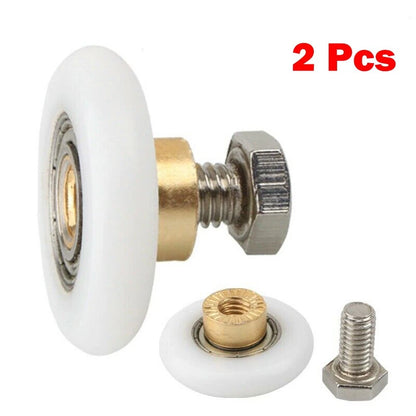 Set of 4 Door Rollers for Runners 4-8mm 6-8mm Nylon Outer Wheel