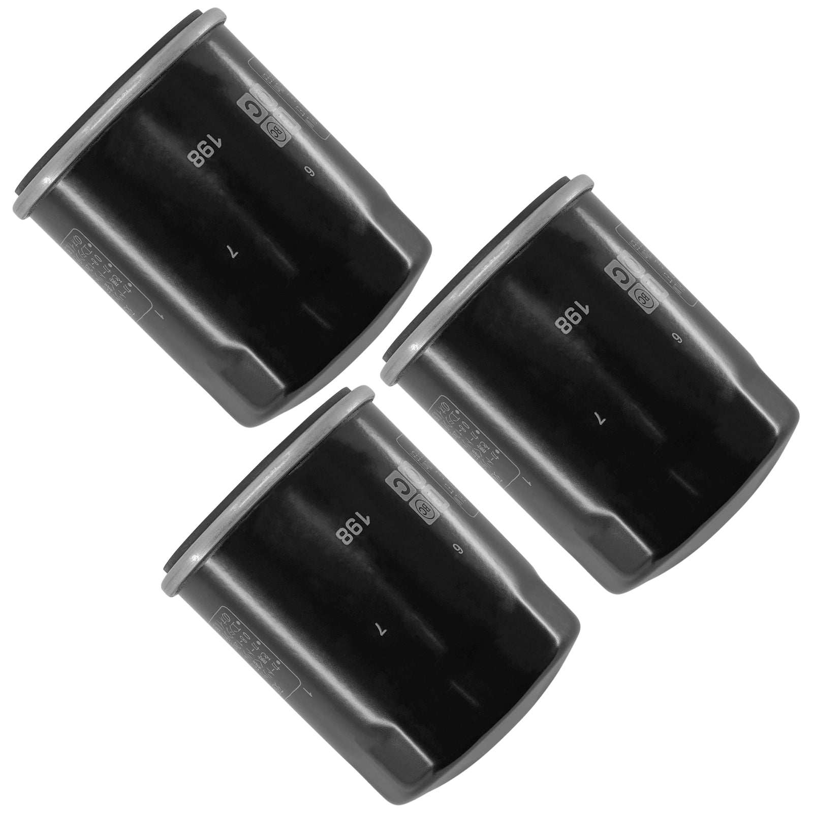 Oil Filter 3 Pack Replacement for Victory Vegas Zach Ness 8-Ball (2003–2014)