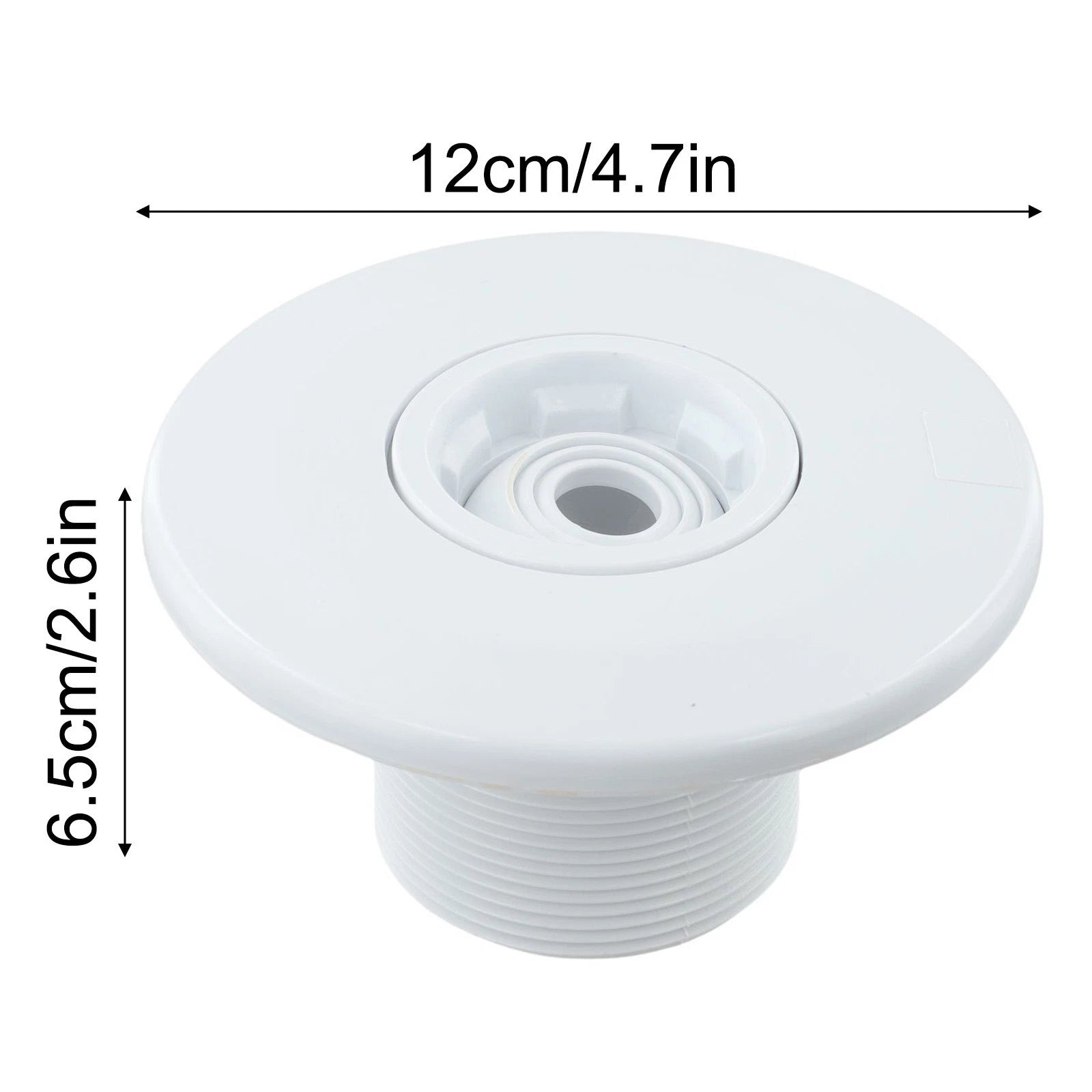 2 Inch Rotating Massage Nozzle with Adjustable Water Flow for Spa Removal Tool