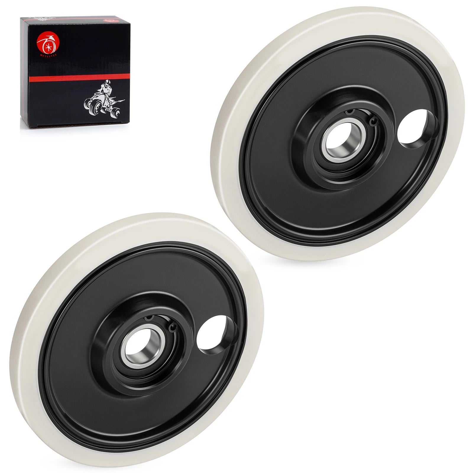 2pcs Plain Wheel Assembly 1590457 for Polaris Rush 600 800 850 RMK 600 (2012–2022)