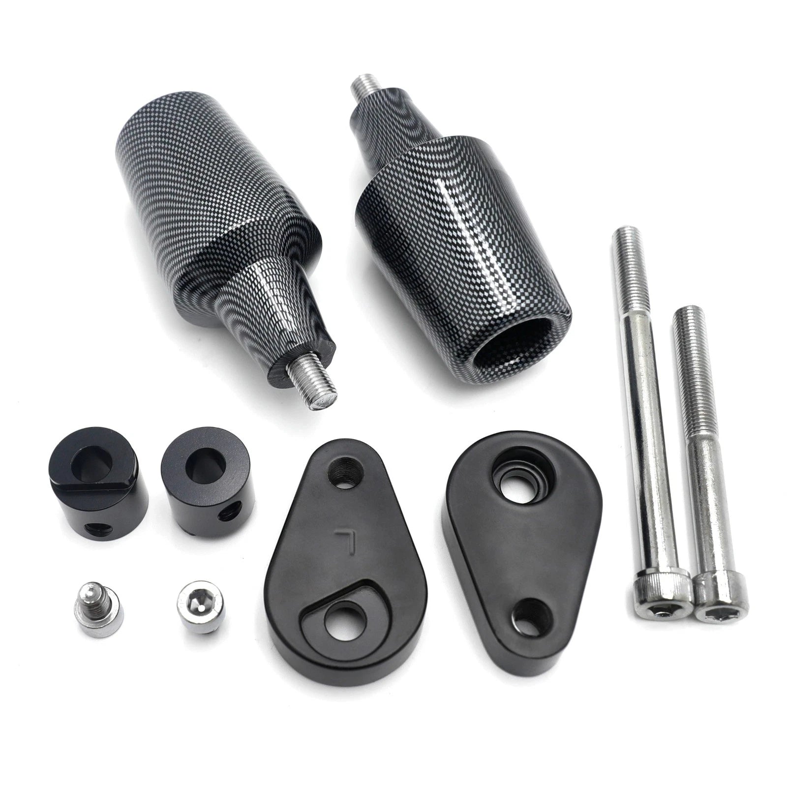 Carbon Frame Slider Crash Protector for Kawasaki Ninja 400 (2018–2025)